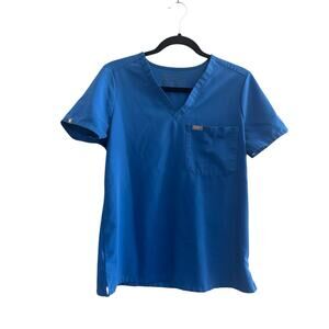 Figs Women's Blue Scrub Top